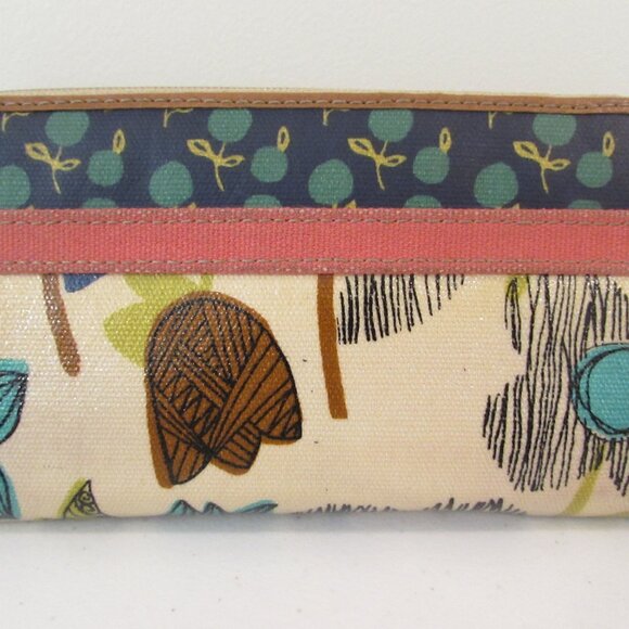 Fossil Key-Per Floral Zip Wallet *FLAW* - Picture 4 of 16